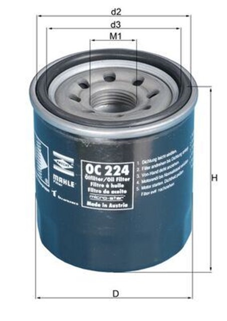 YAG FILTRESI SPIN - ON OIL FILTER
