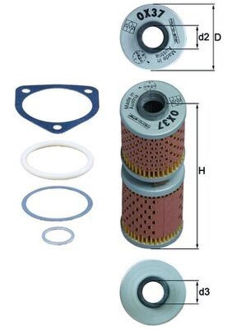 YAG FILTRESI OIL FILTER ELEMENT