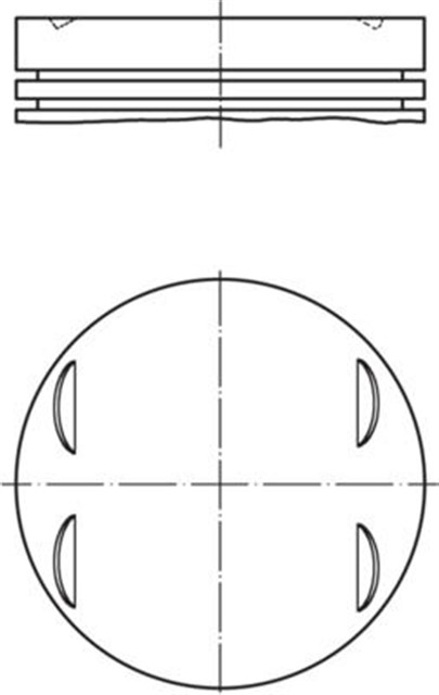 PISTON 84.25MM 0.25 E46 330 CI - XI E39 530I E65 E66 E67 730I E83 X3 E53 X5 3.0I 00 - M54B30
