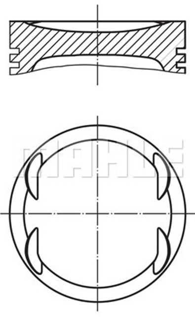 PISTON SEGMAN 0.50MM 85.50MM BMW M44 B19 E36 318 TI - IS 1.9I 95 98