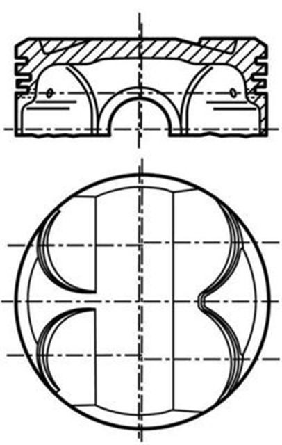 PISTON SEGMAN 0.50 M54
