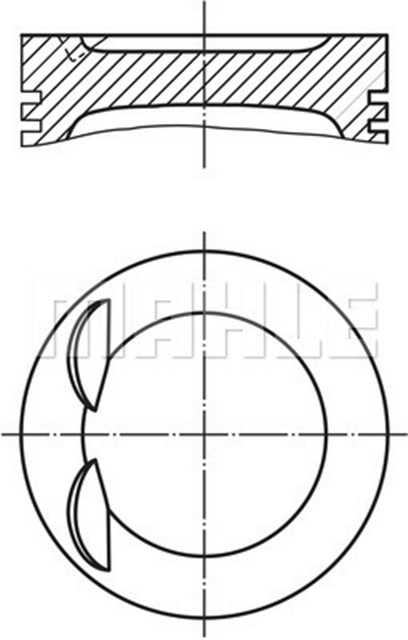 PISTON SEGMAN 0.50 91.41MM MERCEDES M111 W202 C208 W210 R170