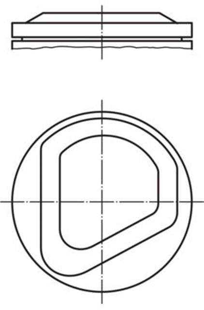 PISTON COMPLETE 89.5 MM BMW