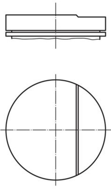 PISTON COMPLETE 93.75 MM MERCEDES - BENZ