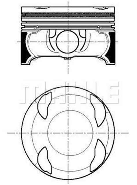 PISTON SEGMAN 0.50 83.50MM MERCEDES M274.910 W204 W205 W212 W213 R172