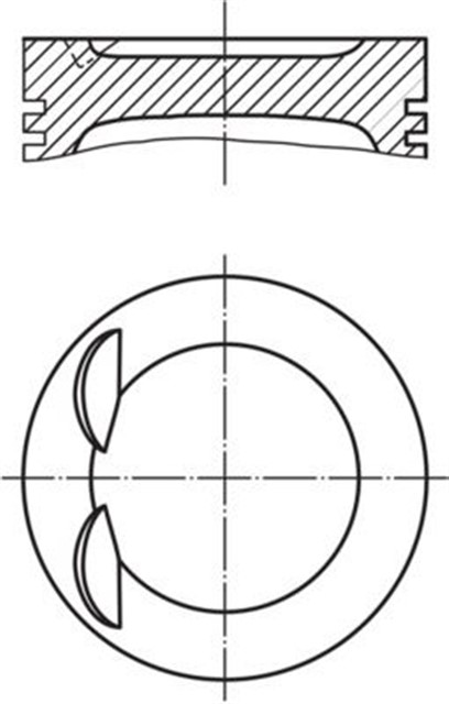 PISTON COMPLETE 82.51 MM VW