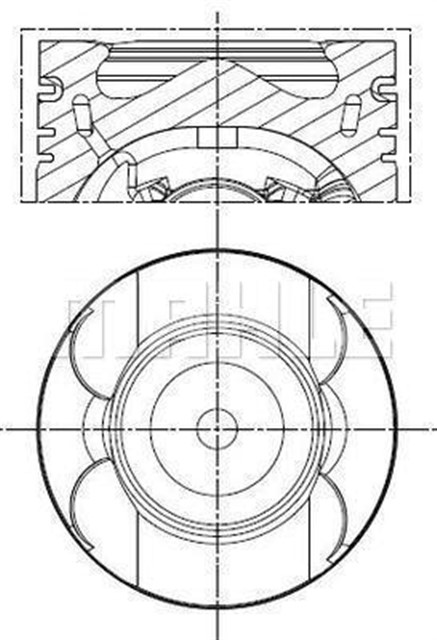 PISTON SEGMAN STD 83.00MM MERCEDES OM651 W204 C218 W212 W166 W221 W639 B906 SARI BURCLU