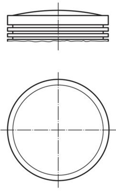 PISTON COMPLETE 97 MM PORSCHE
