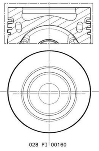 PISTON COMPLETE 81.5 MM VW
