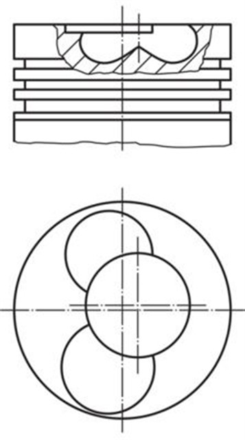 PISTON COMPLETE VW