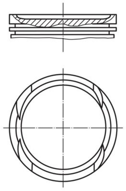 PISTON COMPLETE 84.25 MM BMW
