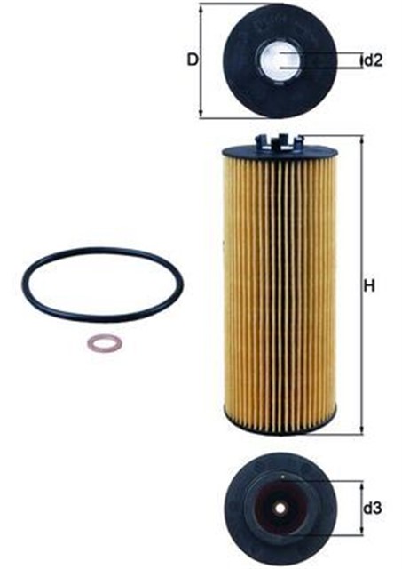 YAG FILTRESI PASSAT 98 - 05 2.5TDI - A4 97 - 06 - A6 97 - 05 - A8 97 - 02 2.5TDI AFB - AKN