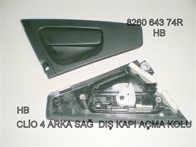 DIS KAPI ACMA KOLU ARKA SAG CLIO IV HB