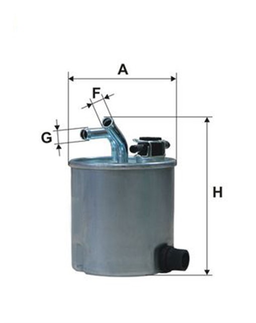 YAKIT FILTRESI NISSAN NAVARA - PATHFINDER 2.5CDI WK920/6 X