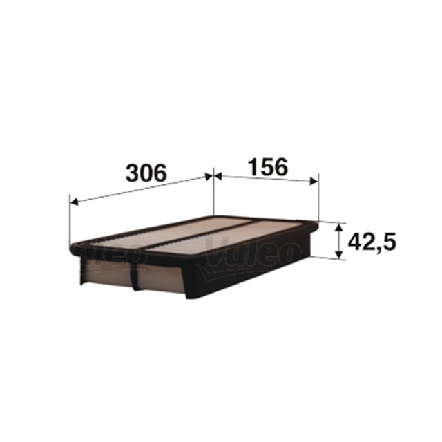 HAVA FILTRESI AVENSIS 2.0 D 99 - 03 CAMRY 2.5 V6 88 - 91 CARINA II 2.0 D 88 - 92 X