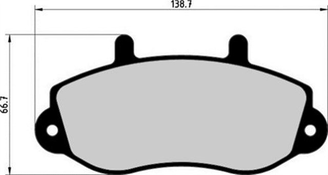 ON FREN BALATASI OPEL MOVANO 1.9 DTI 2.5 2.8 98 RENAULT MASTER II 98