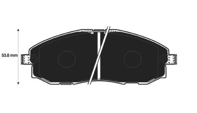 X ON BALATA STAREX 2.4I - 2.5D 97 2.4I - 2.5TCI - 2.5 CRDI 98 H1 2.4 MPI 4WD - 2.5 D/TD - 2.5 TCI - 2.5 CR