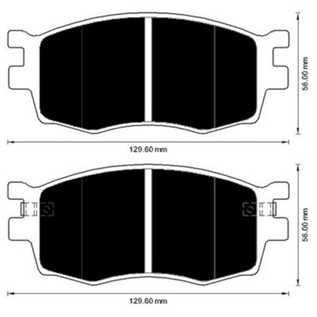ON BALATA ACCENT ERA 1.4 GL - 1.5 CRDI - 1.6 GLS 11/05 KIA RIO 1.4 1.5 CRDI 1.6 GLS 03/05 I20 09