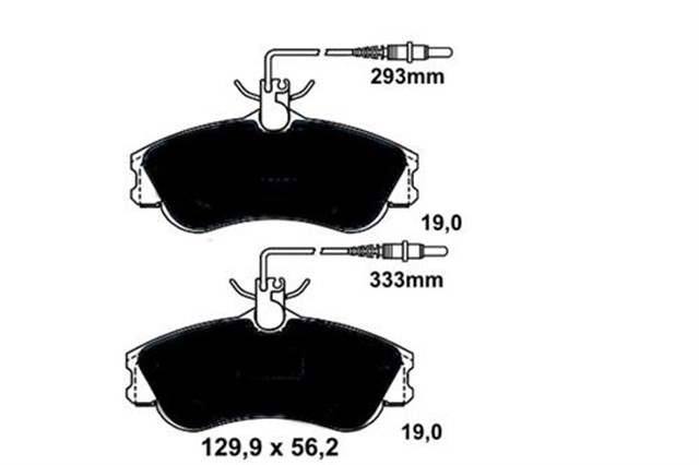 ON BALATA PARTNER - BERLINGO 07/96 XSARA 04/97 P306 05/93 - 05/01 FISLI