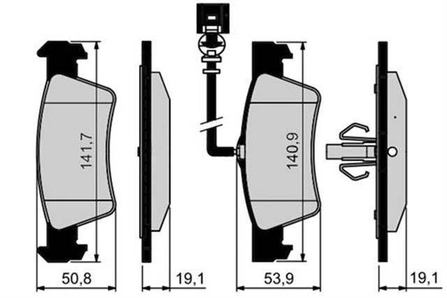 ARKA FREN BALATASI TOUAREG 2.5