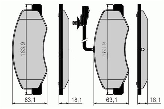 X ARKA BALATA MASTER 3 - MOVANO B 2.3CDI - CDTI 10 CIFT TEKER - KARSAN JEST