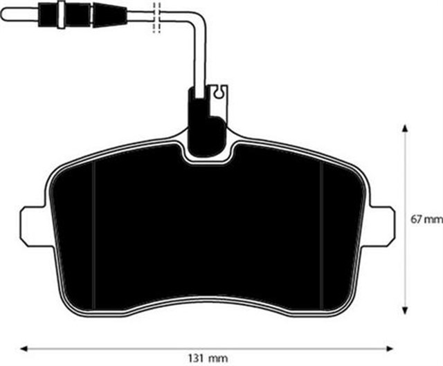 ON BALATA P407 SW 1.6 2.0 HDI 2.0 1.8 16V 110 FAP 05/04