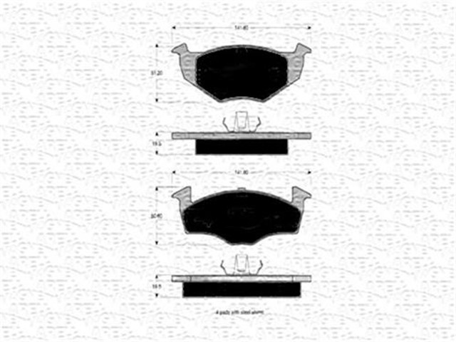 ON BALATA GOLF III 91 - 97 POLO 98 - 01 IBIZA II - III 93 - 02.02