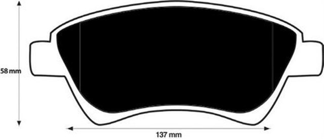 FREN BALATASI ON MEGANE II 1.5 - 1.6 03 - 09