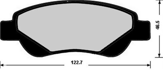 ON BALATA P107 06/05 P108 14 C1 1.0 1.4HDI 6.05 1.0 1.2VTI 14 TOYOTA AYGO 1.0 1.4 HDI 7.05