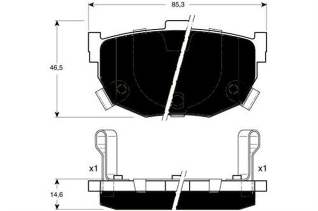 ARKA BALATA MAXIMA J30 3.0I 10/1988 - 06/94 HYUNDAI ELANTRA 1.6 1.8 2.0 00 - 06