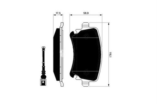 FREN BALATASI ARKA T5 - T6 - A4 - A6 - A8 04 - 