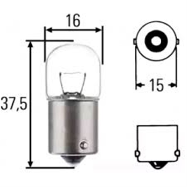 004627100000 AMPUL 24V 67 5W PAR/SINYAL YUVARLAK KAFA