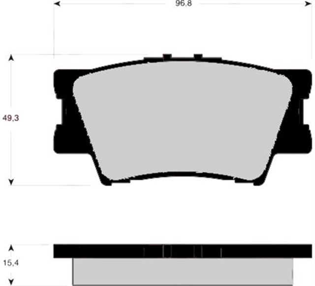 ARKA BALATA TOYOTA RAV 4 2.0 2.0VVTI 2.0D - 4D 2.2D - 4D 06 12 CAMRY 06 - 11