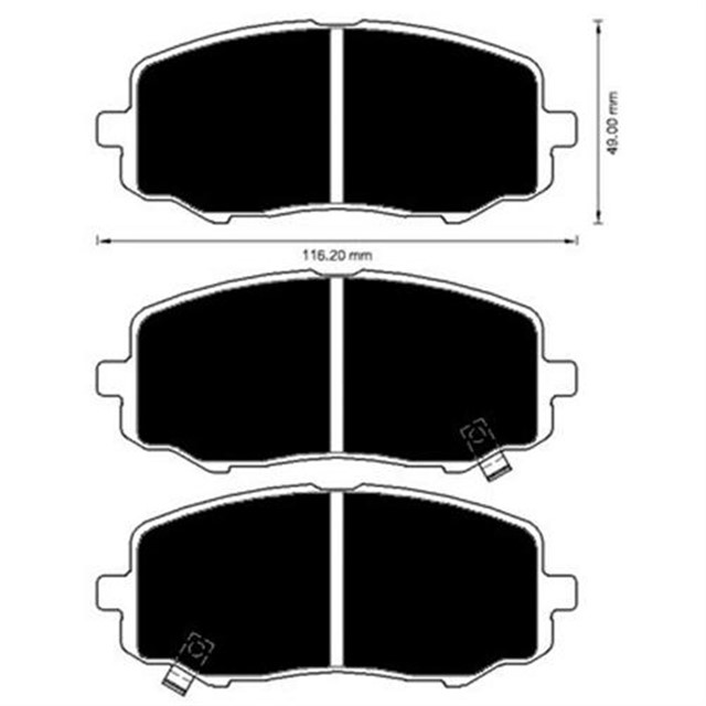 ON BALATA HYUNDAI I20 1.2 1.4 1.6 1.4CRDI 1.6CRDI 08 ESP SIZ ARACLAR ICIN