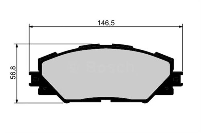 ON BALATA AURIS 1.4 D - 1.4 - 1.8 1.6 VVTI - 2.0 D - 2.2 D 07 12 RAV4 III 2.0 VVTI 06 12 2.2D - 4D 06