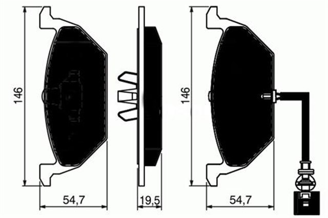 FREN BALATASI ON GOLF4 - GOLF5 - JETTA - BORA - POLO - A3 - LEON 97 - 