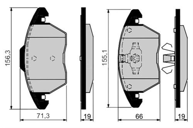 ON BALATA P307 10/03 207 1.6 07 308 07 3008 09 C4 04