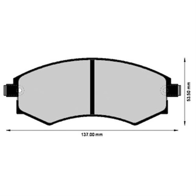 ON BALATA ELANTRA 1.8 - 2.0 00 SONATA 2.0 - 2.4 - 2.5 98 - 01 - COUPE 2.0 16V - 1.6I 16V 97 - 02 - 2.0 02