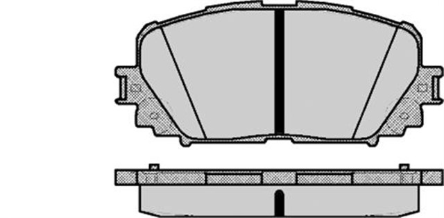 ON BALATA TOYOTA YARIS 1.0 VVT - I 05 1.8 VVTI 01/2006 1.3VVTI 10 1.3 11 ABS LI