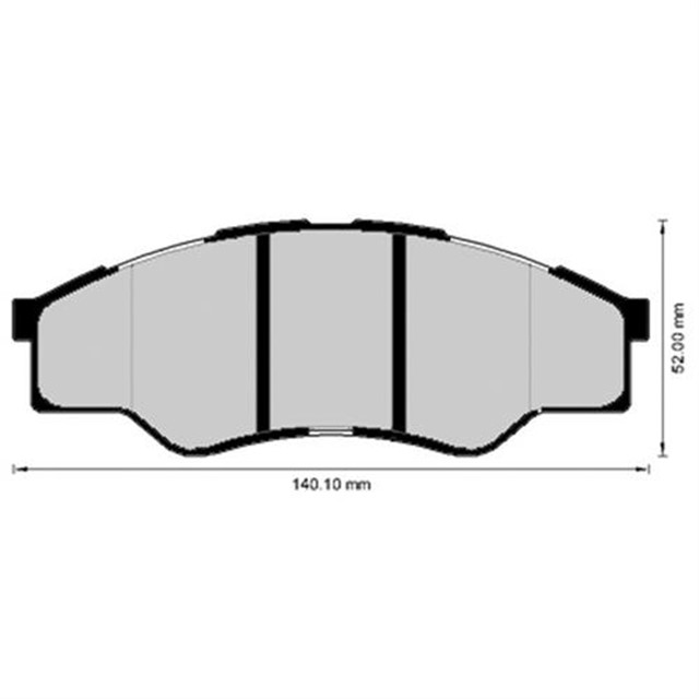 ON BALATA TOYOTA HILUX III PICKUP 2.5D - 4D 3.0D - 4D 06