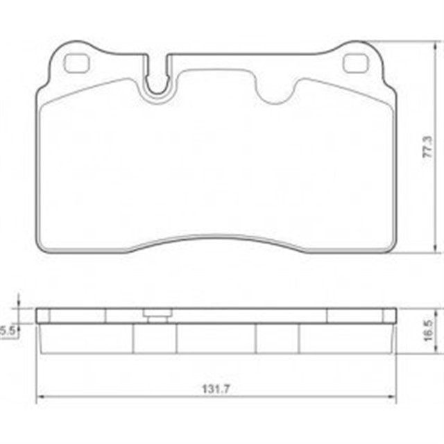 ON BALATA TOUAREG 3.0 V6 TDI - 3.2 V6 - 3.6 V6 FSI 06/05 AUDI TT 09 RANGEROVER III SPORT 05