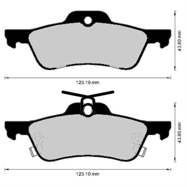 ARKA BALATA YARIS 1.0VVTI 1.3VVTI 1.4D4D 06 09 11 1.5 HYBRID 12 ARAC URETIM YERI FRANSA ABS LI