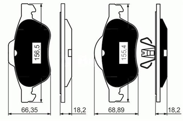 ON BALATA MEGANE II 02 SCENIC II 02 CLIO III 05 1.5DCI 1.6 16V 2.0 16V