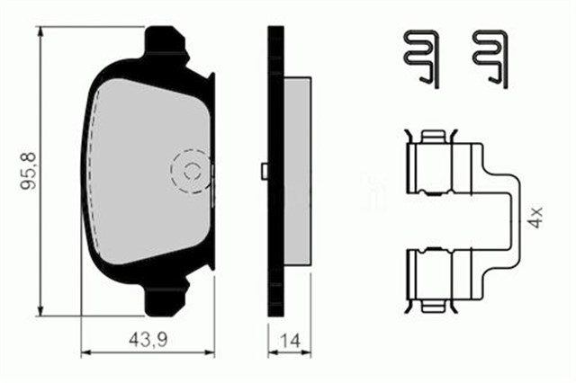 ARKA BALATA CORSA C 1.4 1.7 CDTI 1.8 09/00 TIGRA TWINTOP 1.3 CDTI 6.04