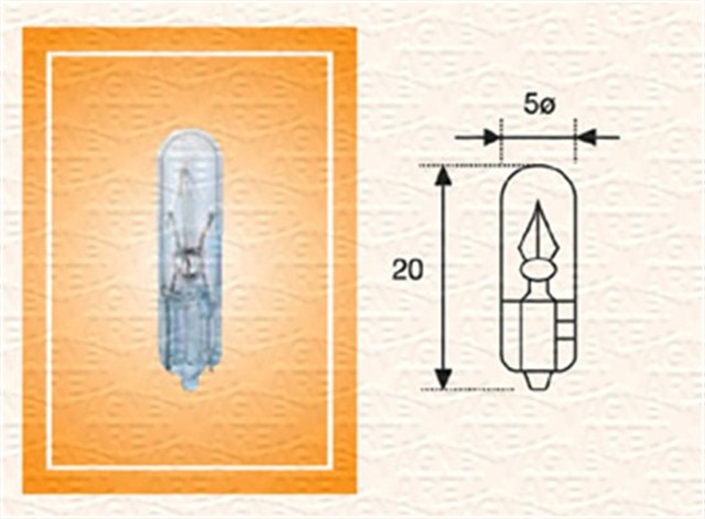 003721100000 AMPUL 12V 1.2W KUCUK DIPSIZ GOSTERGE MINI DIPSIZ T5