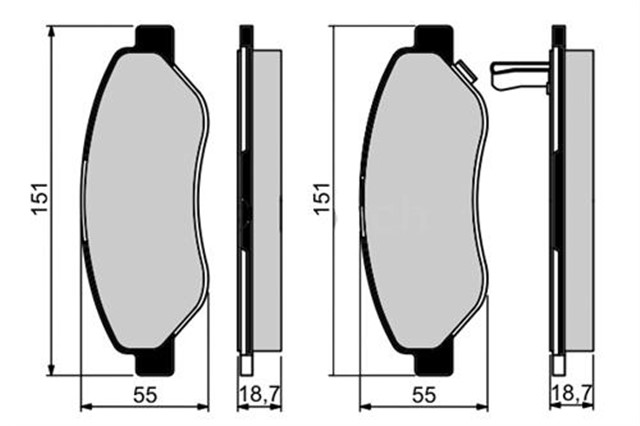ON BALATA CORSA D 1.7 CDTI 06 10 CORSA D 1.4 12