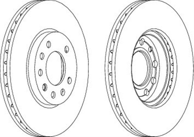 ON FREN AYNASI ASTRA H 04 COMBO C 03 MERIVA B 10 ZAFIRA B 05 280X25X5DL HAVALI 95526655