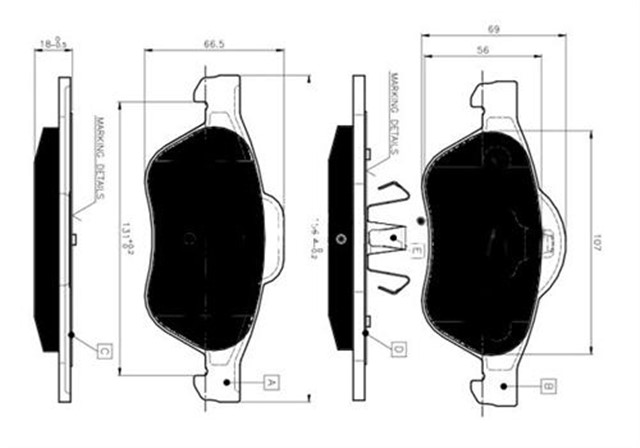ON BALATA LGN III 10/07 MEGANE II 11/02 SCENIC II 06/03