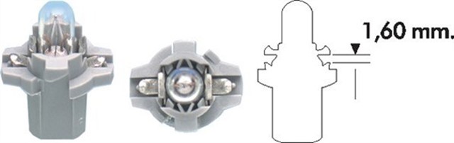 AMPUL - B8.7D 1.2W G