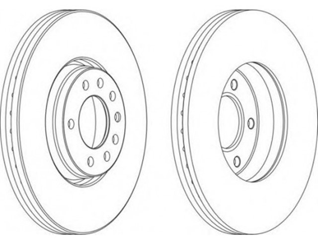 ON FREN AYNASI ASTRA H - ZAFIRA B - MERIVA A - B - CORSA D - E - ADAM - ASTRA G - VECTRA B 308X25X5DLXHAVALI 16 INC